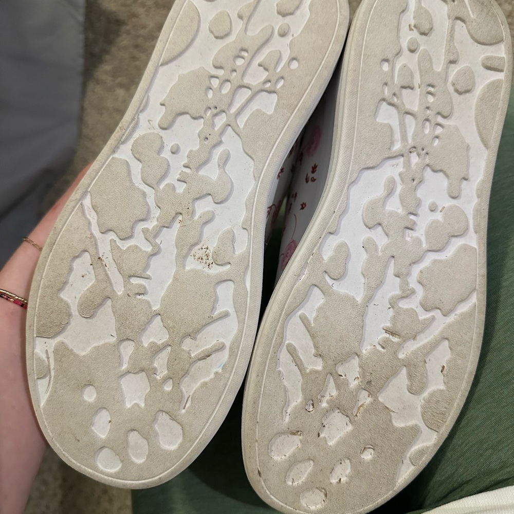 Floral White Sneakers for Women - Picture 7 of 8